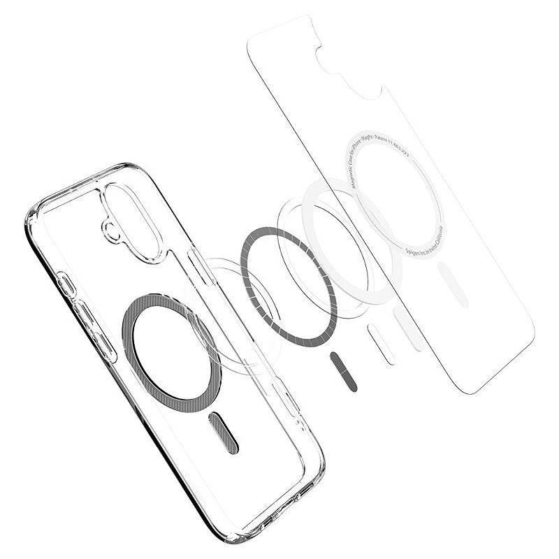 Spigen Ultra Hybrid Mag Magsafe case for iPhone 16 6,1" carbon fiber - Billede 5