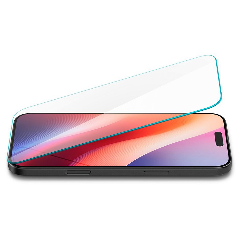 Spigen Glas.Tr Slim for iPhone 15 / 16 6,1" clear - Billede 3