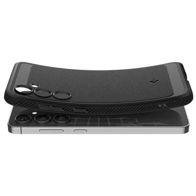Spigen Rugged Armor case for Samsung Galaxy S24 FE matte black - Billede 5