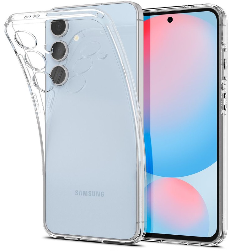 Spigen Liquid Crystal case for Samsung Galaxy S24 FE crystal clear - Billede 2