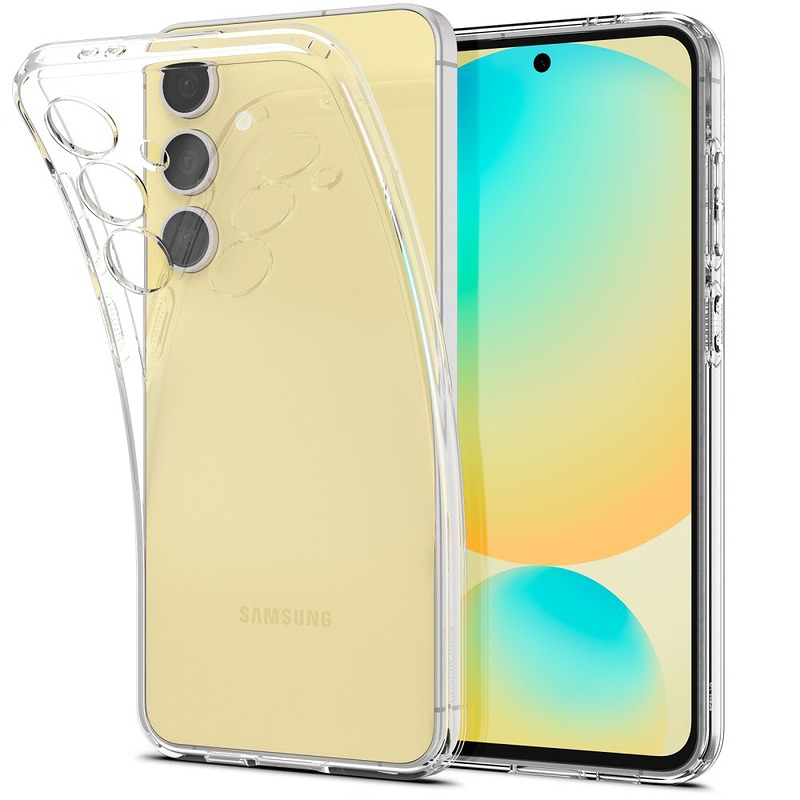 Spigen Liquid Crystal case for Samsung Galaxy S24 FE crystal clear - Billede 3