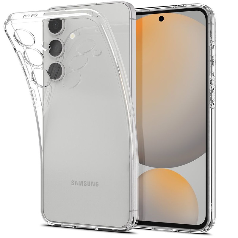 Spigen Liquid Crystal case for Samsung Galaxy S24 FE crystal clear - Billede 4
