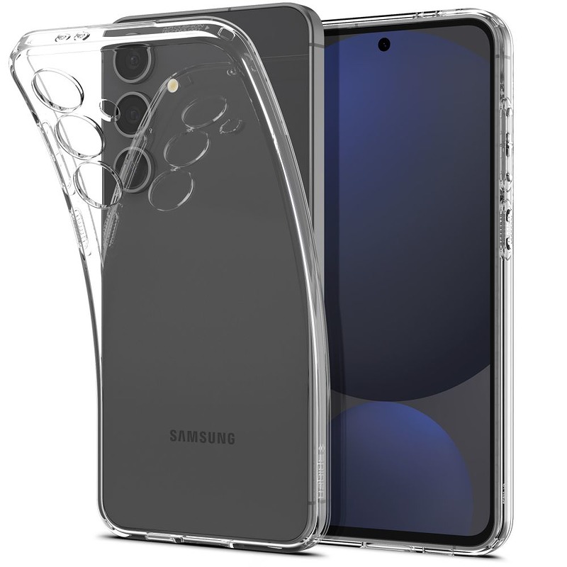 Spigen Liquid Crystal case for Samsung Galaxy S24 FE crystal clear - Billede 5
