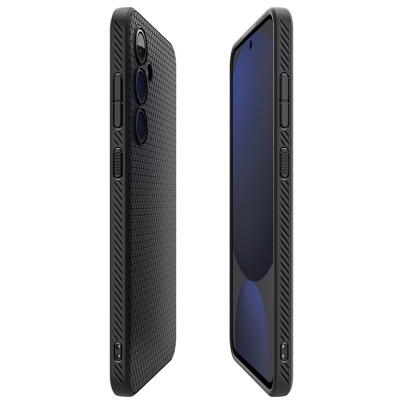 Spigen Liquid Air case for Samsung Galaxy S24 FE matte black - Billede 5