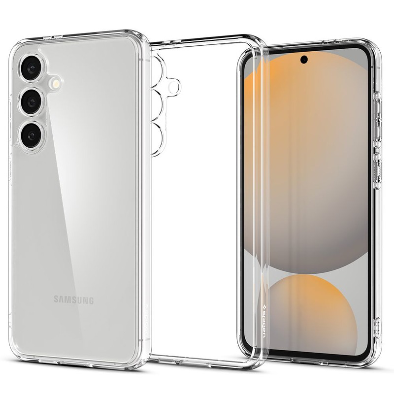 Spigen Ultra Hybrid case for Samsung Galaxy S24 FE crystal clear - Billede 4
