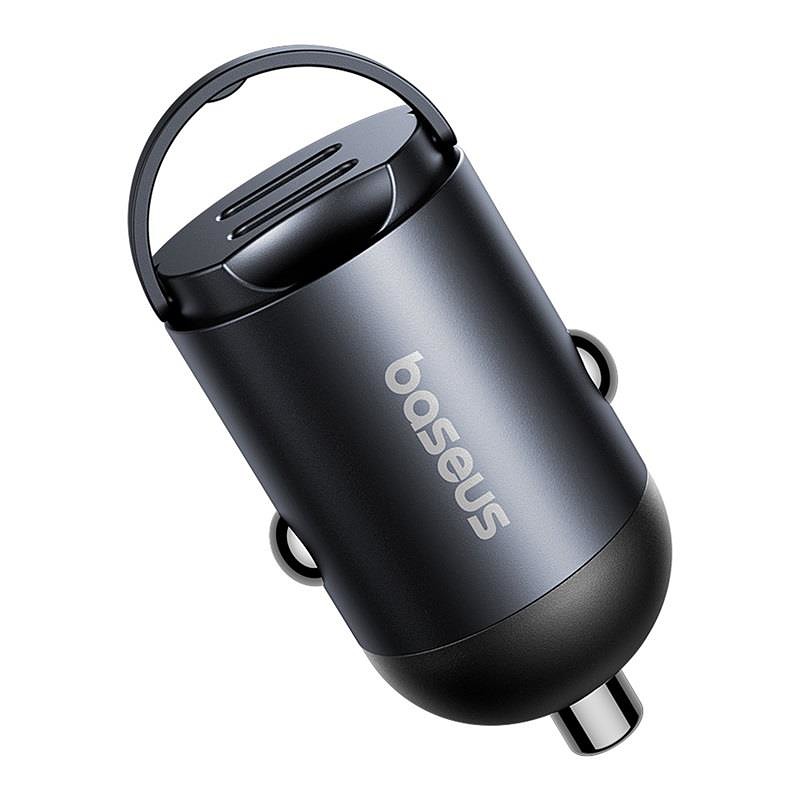 Baseus Mini Tiny Star 2C PD car charger 1x USB-C - USB-C port 30W black - Billede 3