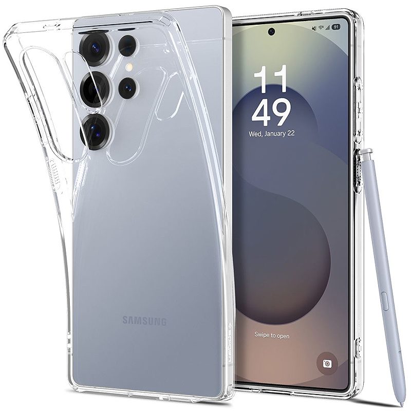 Spigen Liquid Crystal case for Samsung Galaxy S25 Ultra Crystal Clear