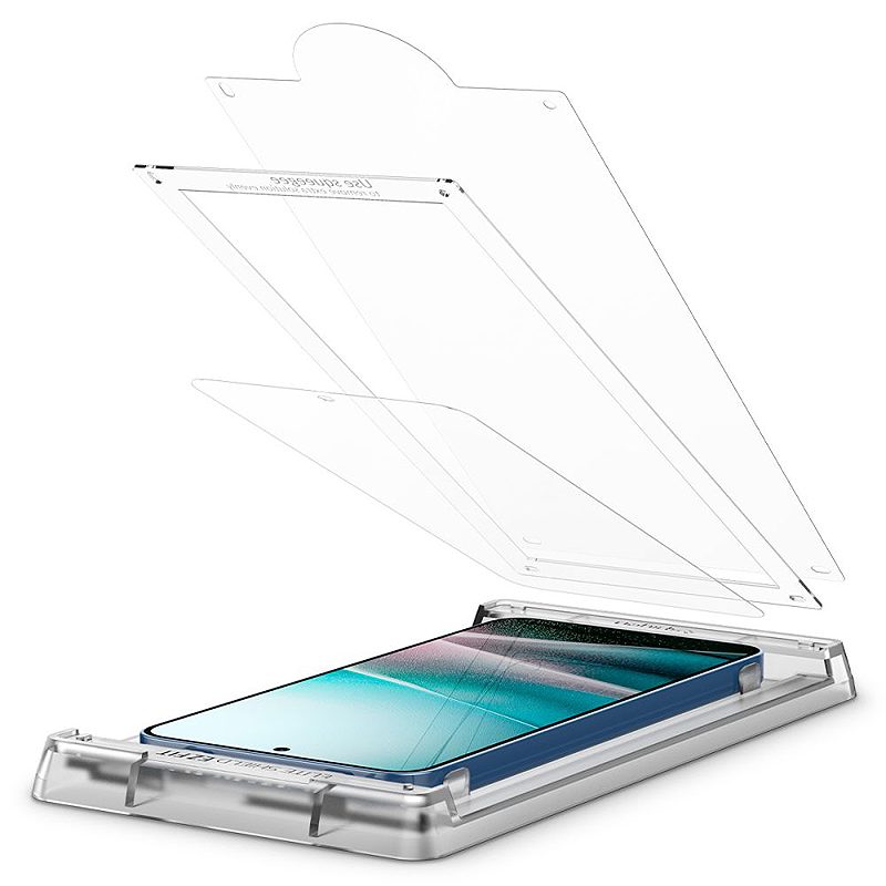 Spigen Elite Shield "Ez Fit" for Samsung Galaxy S25 Clear - Billede 2