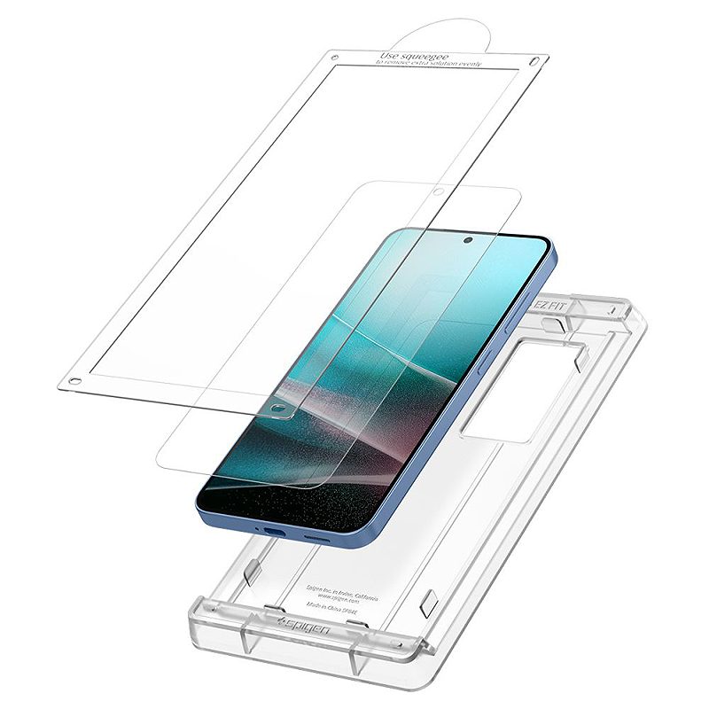 Spigen Elite Shield "Ez Fit" for Samsung Galaxy S25 Clear - Billede 3