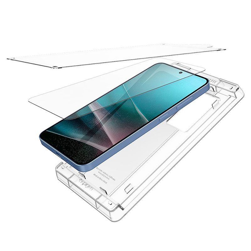Spigen Elite Shield "Ez Fit" for Samsung Galaxy S25 Clear - Billede 5