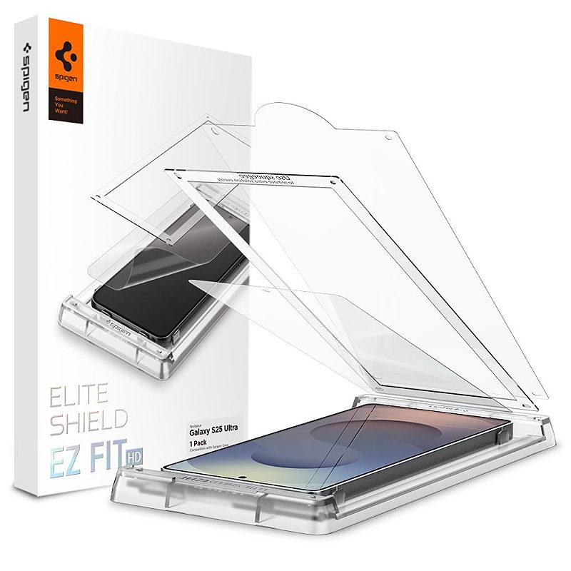 Spigen Elite Shield "Ez Fit" for Samsung Galaxy S25 Ultra Clear