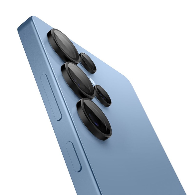Spigen Optik Pro Glas.Tr "Ez Fit" Camera Protector 2-Pack for Samsung Galaxy S25 Ultra Black - Billede 3