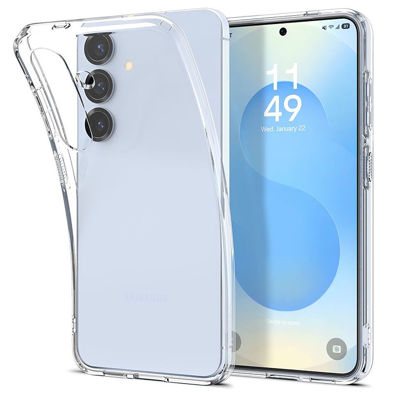 Spigen Liquid Crystal case for Samsung Galaxy S25 Crystal Clear