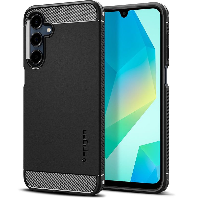 Spigen Rugged Armor case for Samsung Galaxy A16 4G / 5G Matte Black