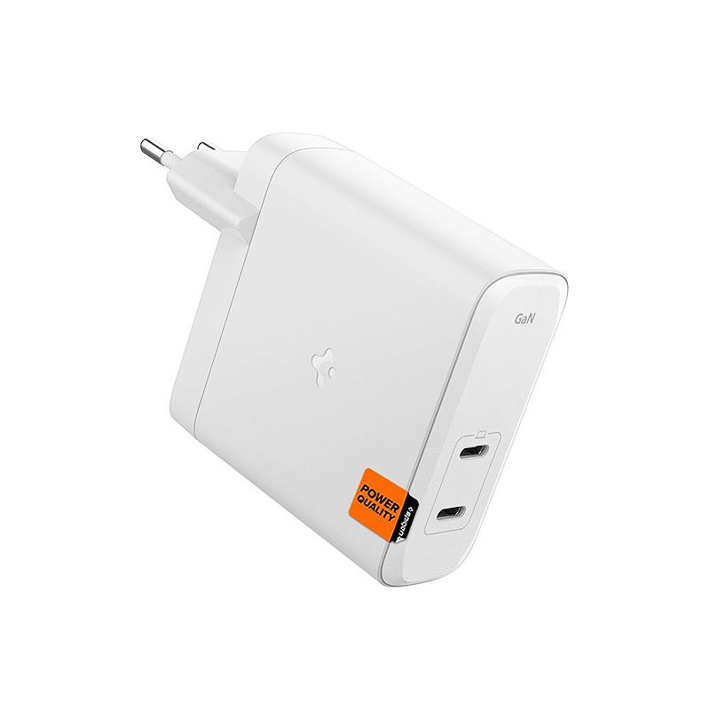 Spigen ArcStation Pro GaN-1402 2-Port 140W Wall Charger White