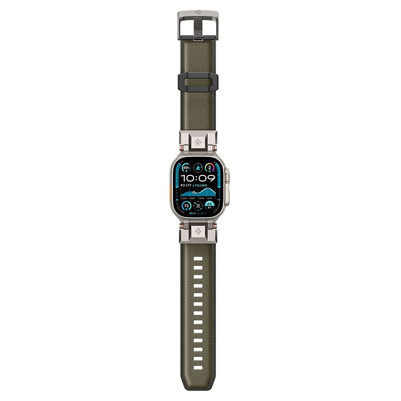 Spigen DuraPro Armor for Apple Watch 6 / 7 / 8 / 9 / 10 / SE / Ultra 1 / 2 (44 / 45 / 46 / 49mm) Military Green - Billede 4