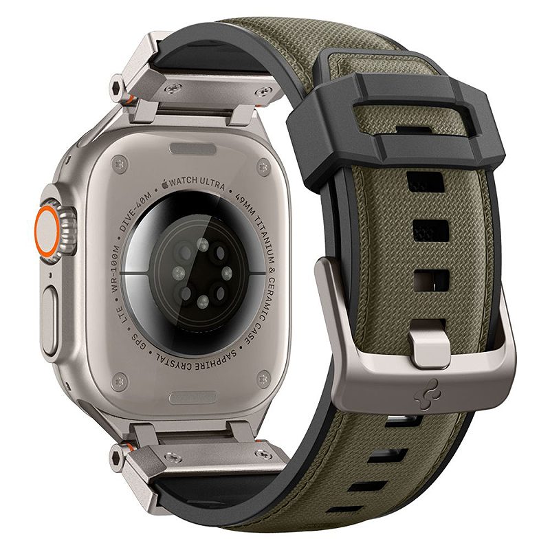 Spigen DuraPro Armor for Apple Watch 6 / 7 / 8 / 9 / 10 / SE / Ultra 1 / 2 (44 / 45 / 46 / 49mm) Military Green - Billede 5