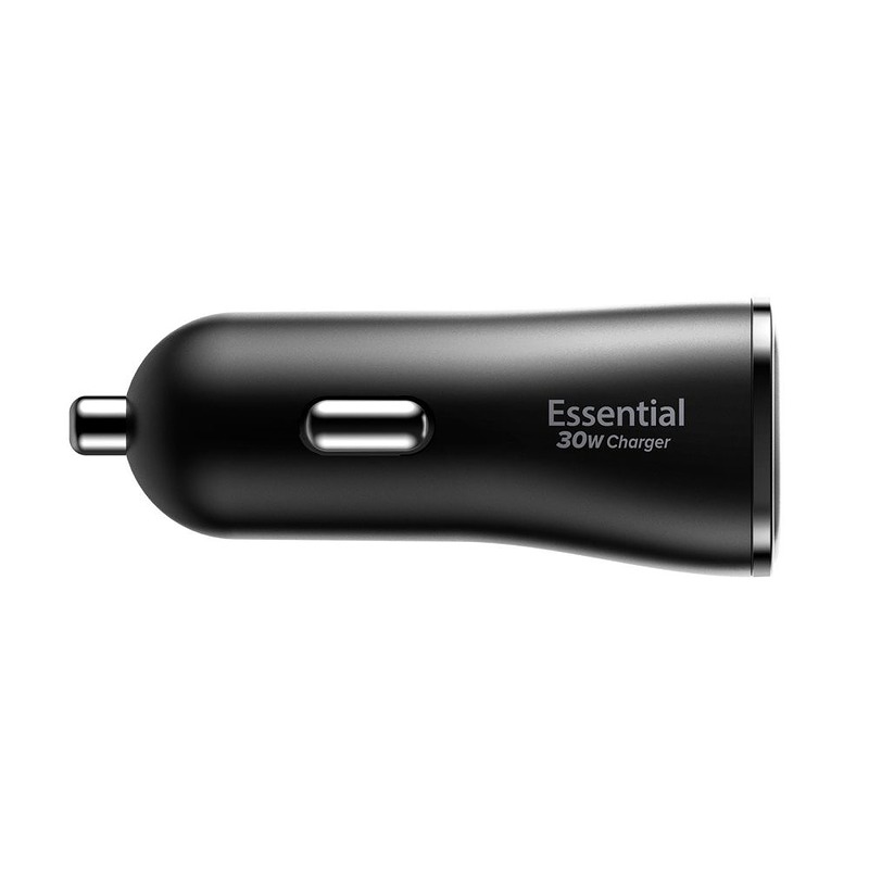 Spigen Essential EV302 2-Port 30W Car Charger Black - Billede 3