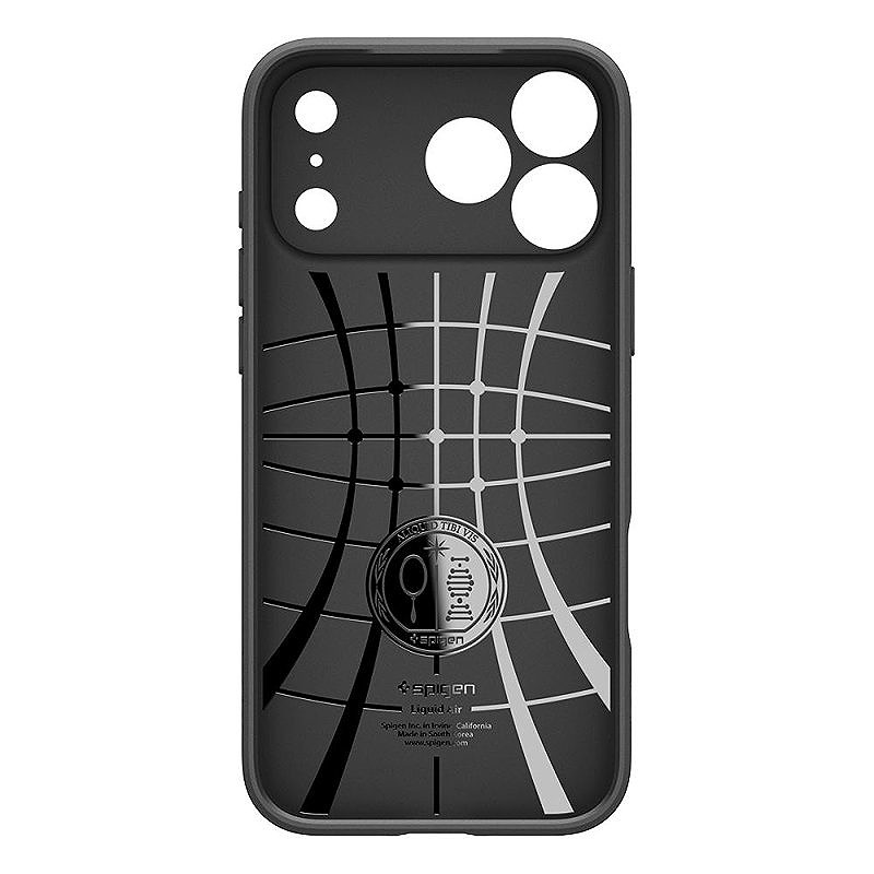 Spigen Liquid Air case for iPhone 17 Pro Max Matte Black - Billede 3