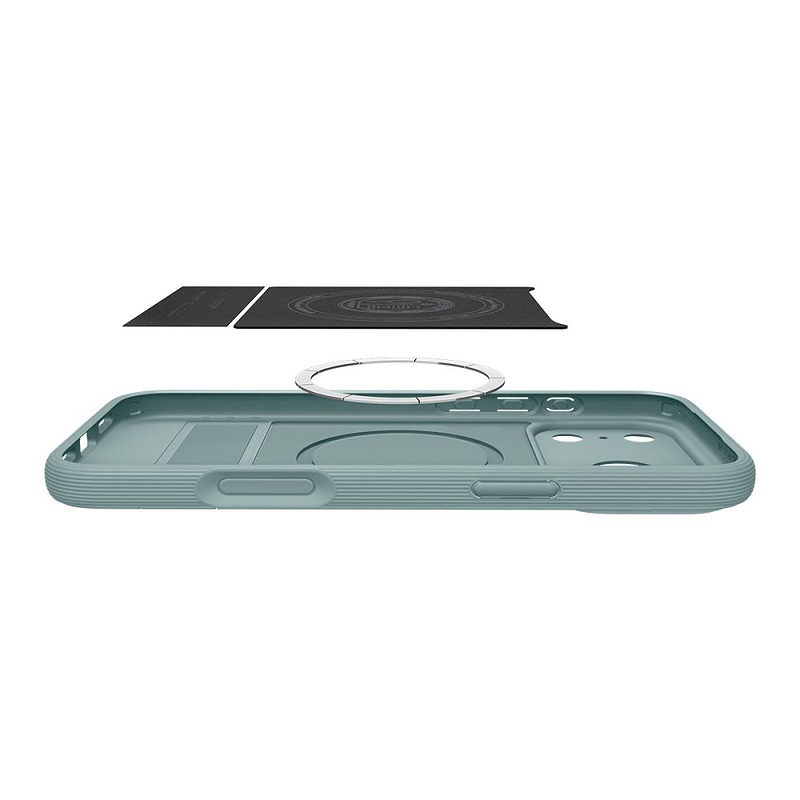 Spigen Parallax ”S” Mag Magsafe case for iPhone 17 Pro Max Sage Green - Billede 5