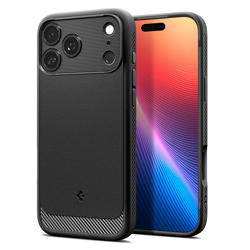 Spigen Rugged Armor Mag Magsafe case for iPhone 17 Pro Max Matte Black