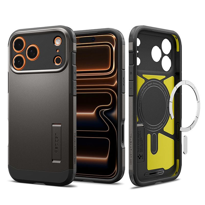Spigen Tough Armor ”T” Mag Magsafe case for iPhone 17 Pro Max Gunmetal