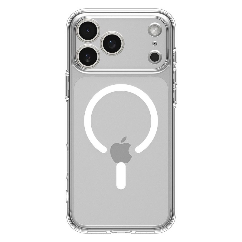 Spigen Ultra Hybrid Mag Magsafe case for iPhone 17 Pro Max Clear/White - Billede 2