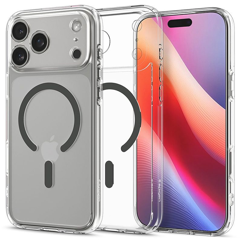 Spigen Ultra Hybrid Mag Magsafe case for iPhone 17 Pro Max Clear/Graphite