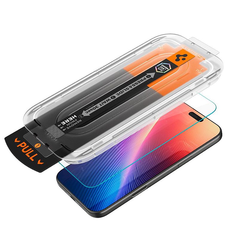 Spigen tempered glass Glas.Tr ”Ez Fit Pro” iPhone 16 Pro Max / 17 Pro Max Privacy - Billede 2