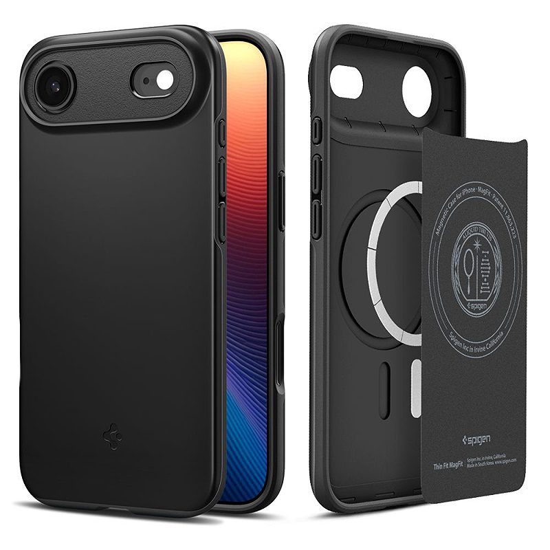 Spigen Thin Fit Mag Magsafe case for iPhone 17 Air Black