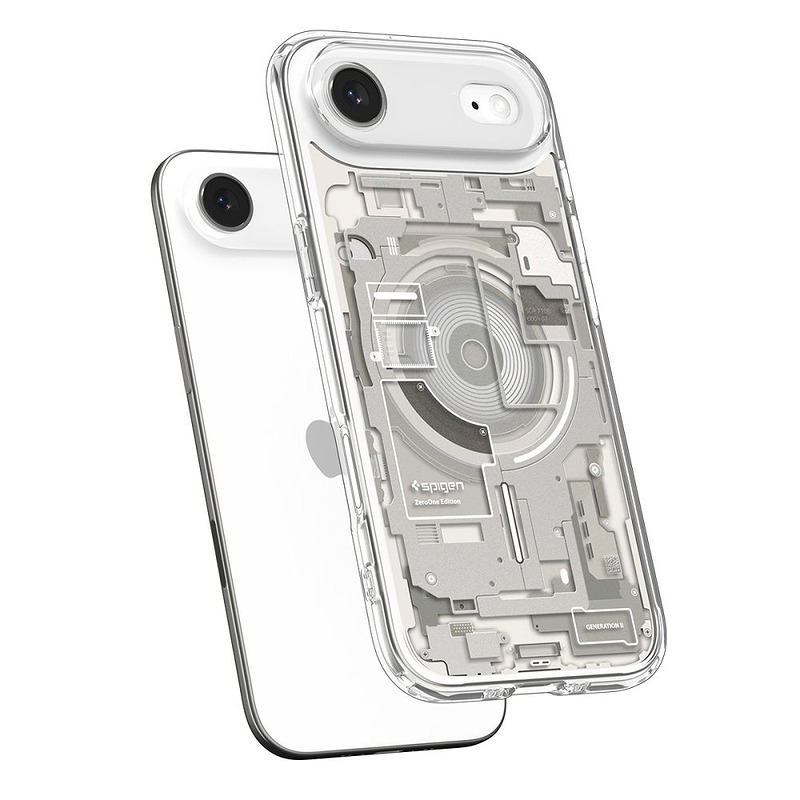 Spigen Ultra Hybrid Mag Magsafe case for iPhone 17 Air Zero One Natural Titanium - Billede 5