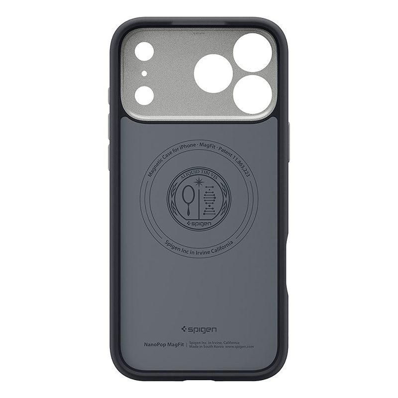 Spigen Nano Pop Mag Magsafe case for iPhone 17 Pro Black Sesame - Billede 3