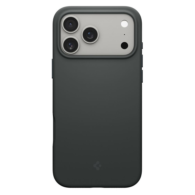 Spigen Silicone Fit Mag Magsafe case for iPhone 17 Pro Abyss Green - Billede 2