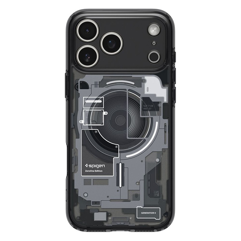 Spigen Ultra Hybrid Mag Magsafe case for iPhone 17 Pro Zero One Black - Billede 2