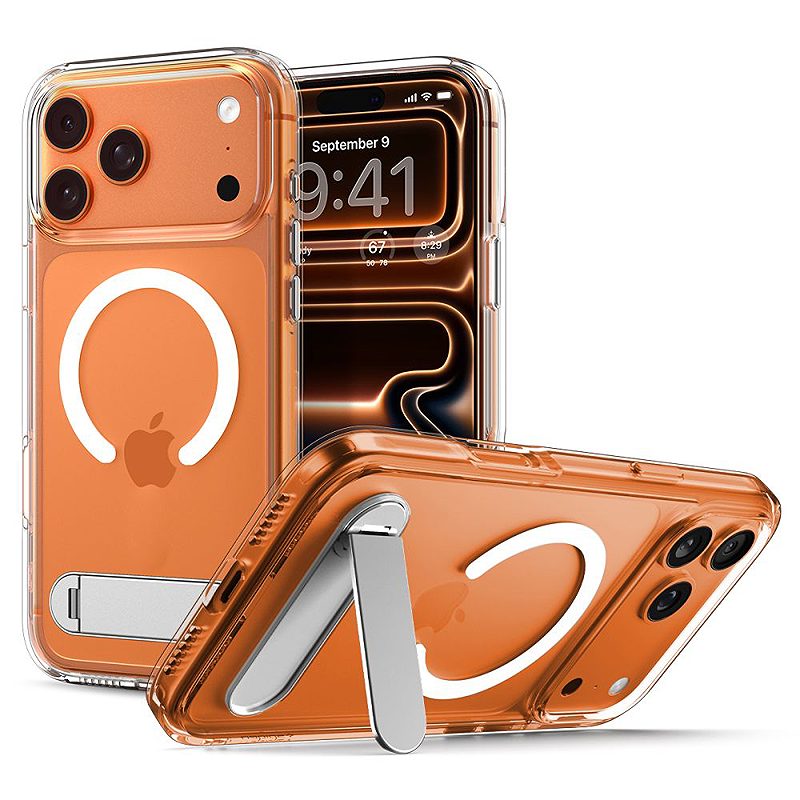Spigen Ultra Hybrid ”S” Mag Magsafe case for iPhone 17 Pro Clear/White
