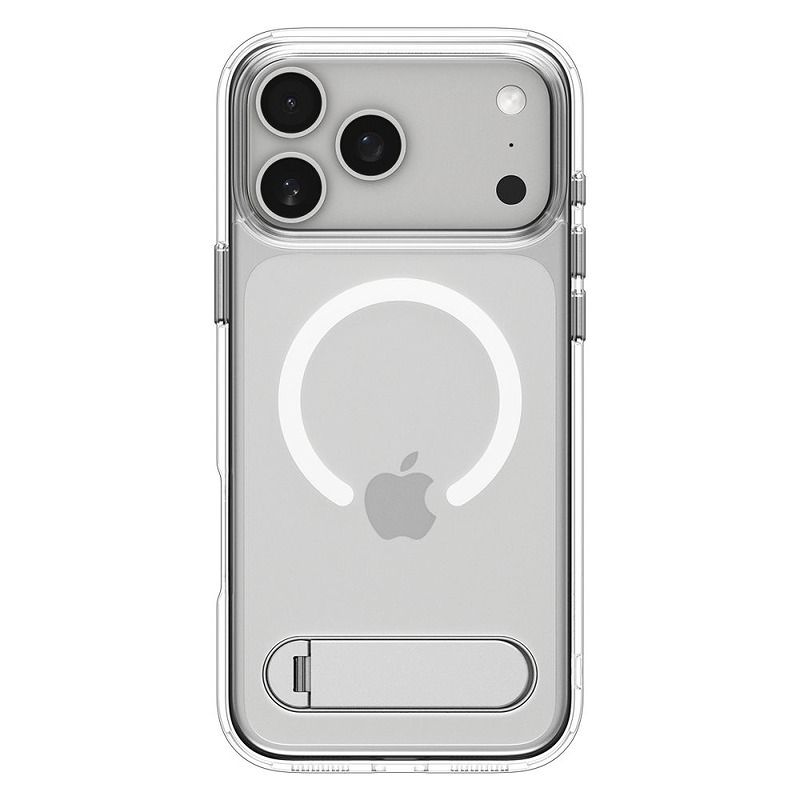 Spigen Ultra Hybrid ”S” Mag Magsafe case for iPhone 17 Pro Clear/White - Billede 2