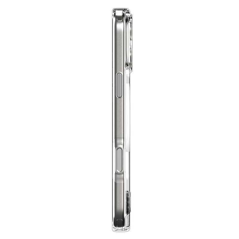 Spigen Ultra Hybrid ”S” Mag Magsafe case for iPhone 17 Pro Clear/White - Billede 4