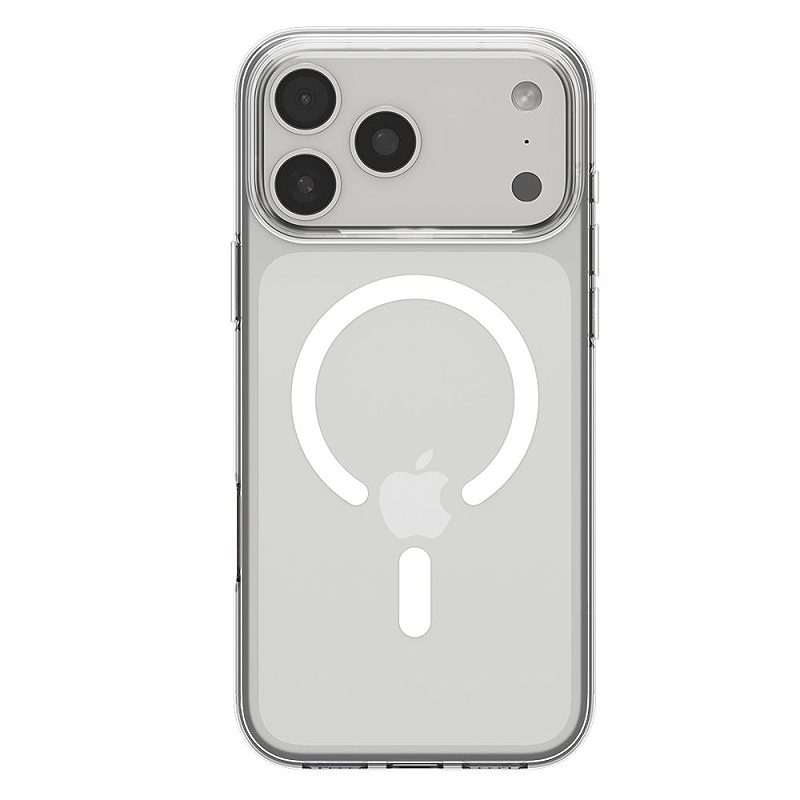 Spigen Liquid Crystal Mag Magsafe case for iPhone 17 Pro Clear/White - Billede 2