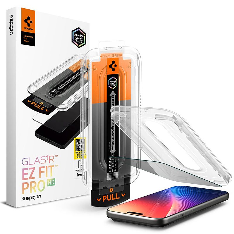 Spigen tempered glass Glas.Tr ”Ez Fit Pro” for iPhone 16 Pro / 17 / 17 Pro Privacy
