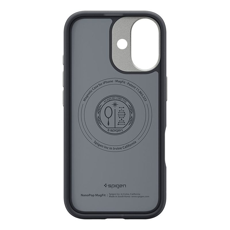 Spigen Nano Pop Mag Magsafe case for iPhone 17 Black Sesame - Billede 3