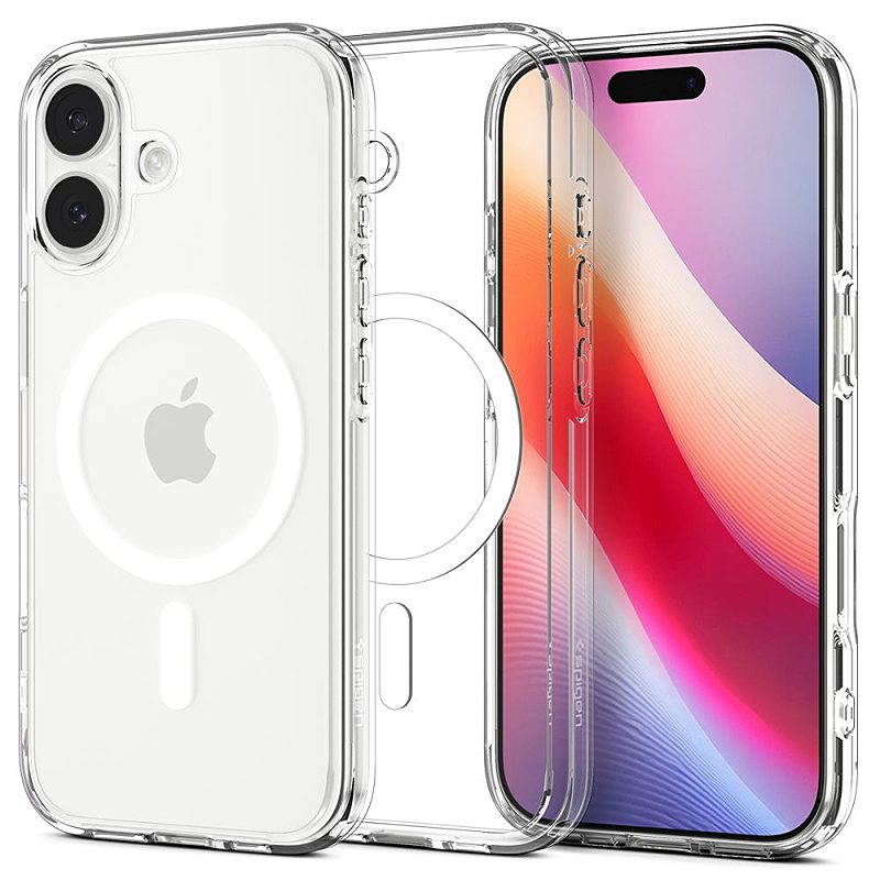 Spigen Ultra Hybrid Mag Magsafe case for iPhone 17 Clear/White