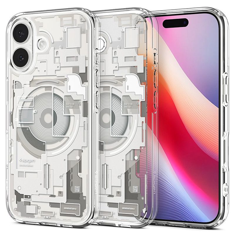 Spigen Ultra Hybrid Mag Magsafe case for iPhone 17 Zero One Natural Titanium