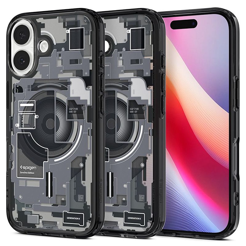 Spigen Ultra Hybrid Mag Magsafe case for iPhone 17 Zero One Black