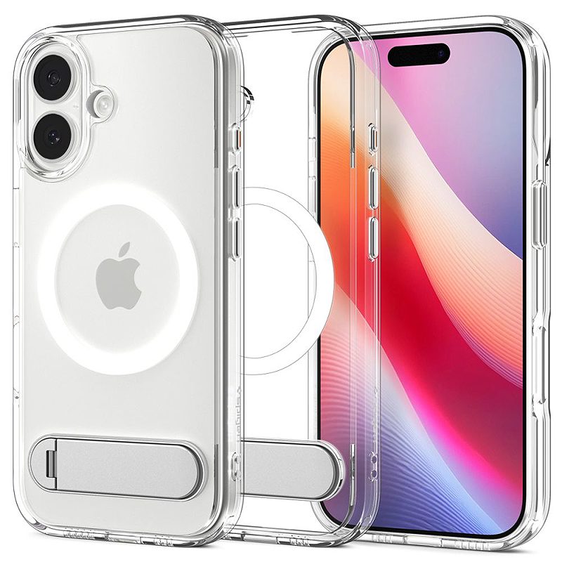 Spigen Ultra Hybrid ”S” Mag Magsafe case for iPhone 17 Clear/White