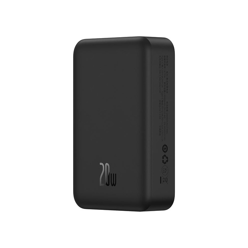 Baseus EnerFill FM41 Ultra-Mini Magnetic Power Bank 20W 20000mAh Black - Billede 2