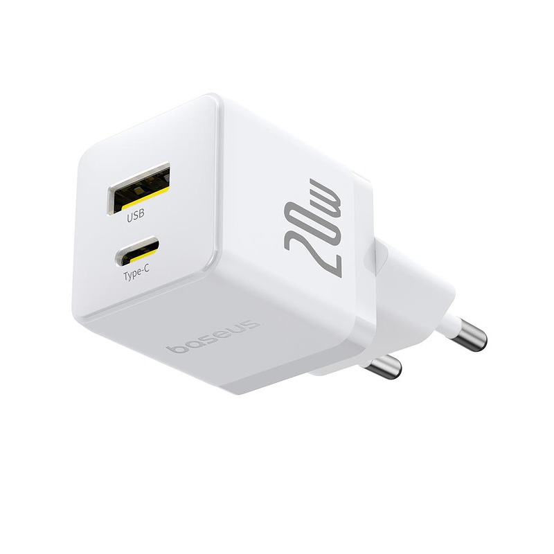 Baseus Palm fast charger 1C 20W USB-C USB Moon White - Billede 2