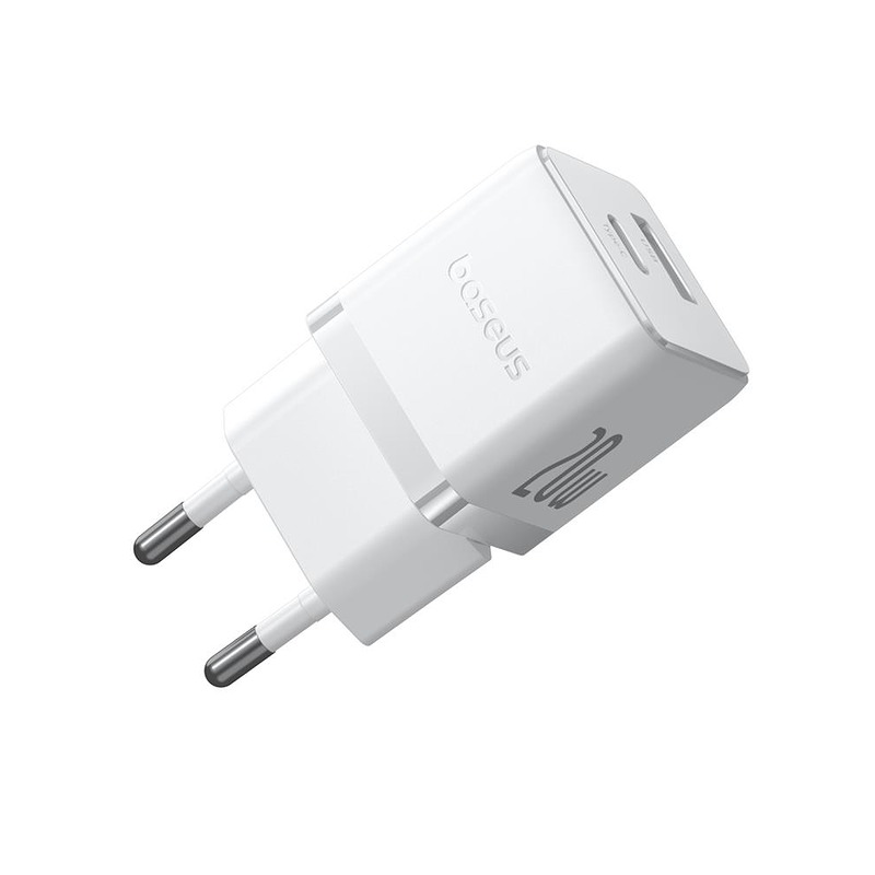 Baseus Palm fast charger 1C 20W USB-C USB Moon White - Billede 3