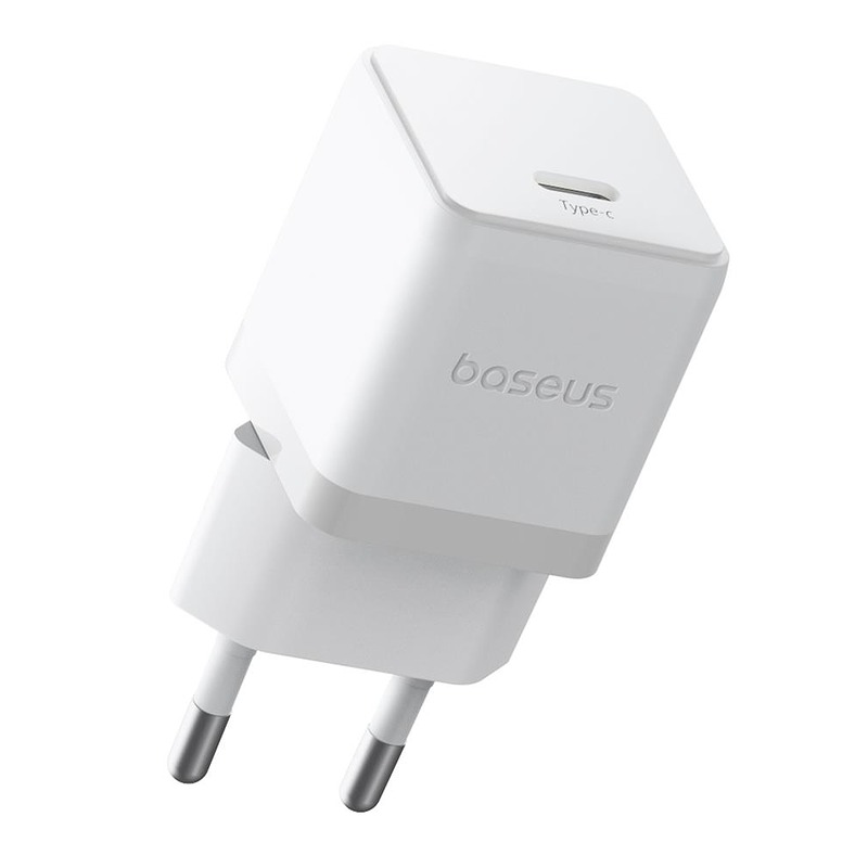 Baseus Palm fast charger 1C 20W USB-C Moon White - Billede 3