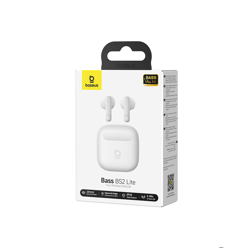 Baseus true wireless earbuds Moon White - Billede 5