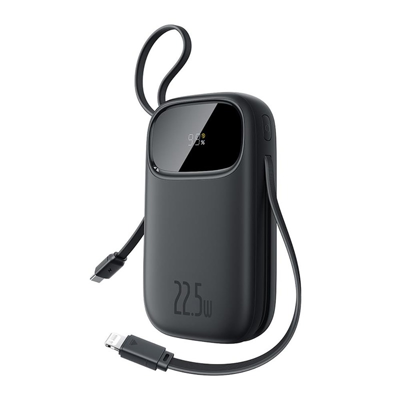 Baseus Qpow3 Digital Display Fast Charging power bank 22.5W 10000mAh Cosmic Black - Billede 2